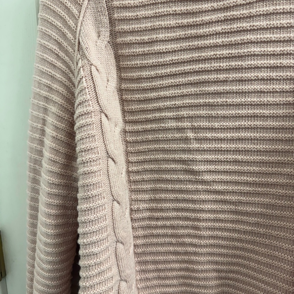Cozy Pink Cable Knit Sweater - Picture 2 of 6